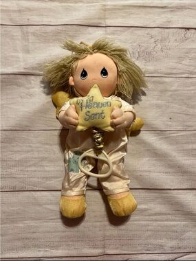 Vintage Precious Moments Angel plush doll "Heaven Sent" and musical pull string